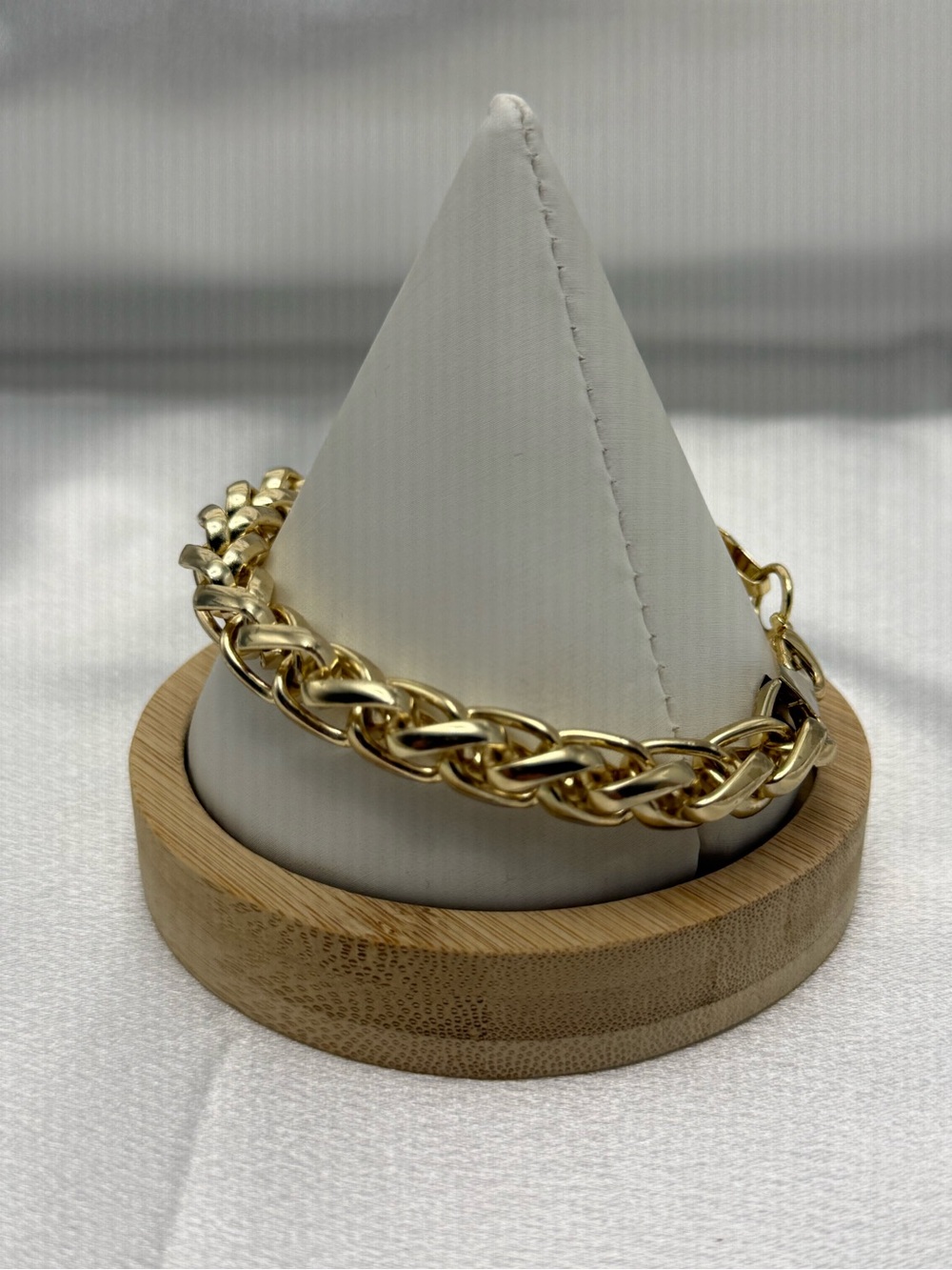 8” 18K Gold Dipped Double Cuban Link Bracelet – 8.8mm
